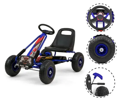MILLY MALLY 3170 Gokart Na Pedały Thor Blue