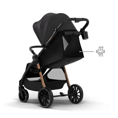 KINDERKRAFT Wózek Spacerowy GRANDE 2 Midnight Black