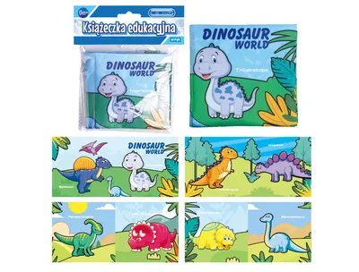 ARTYK 180484 Książeczka Malucha E-EDU Dinozaury