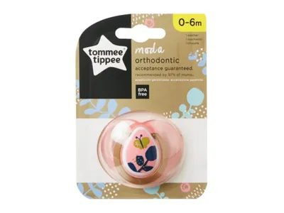 TT 43338670 Smoczek Uspokajający MODA GIRL 0-6M 1 Szt.+ Gratis Smoczek Do Butelki 424584