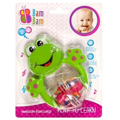 BAM BAM 359927 Grzechotka Żaba