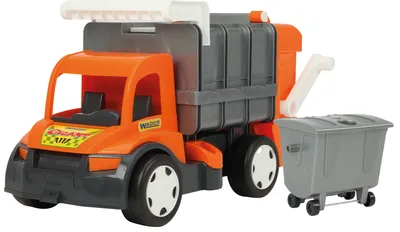WADER 67016 Gigant - Śmieciarka Orange/Blue