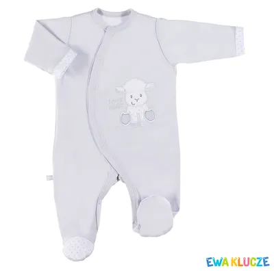 EWA 852632 NEWBORN Pajac 62 - Szary