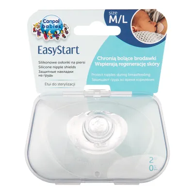 CANPOL 18/603 Osłonki Piersi L EasyStart 2szt - Wyrób Medyczny