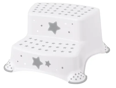 KEEEPER 10031 IGOR STARS Podest Dwustopniowy Antypoślizgowy Kosmiczny - Biały