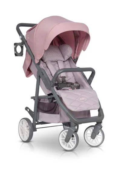 EURO-CART Wózek Dziecięcy FLEX Powder Pink