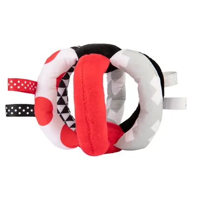 CANPOL 68/082 Pluszowa Piłka Kontrastowa SENSORY TOYS