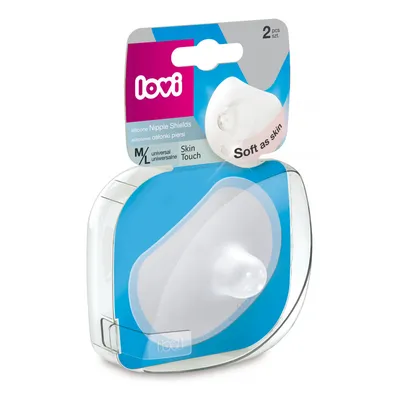 LOVI 5/606 Silikonowe Osłonki Piersi Skin Touch 2 szt. M/L