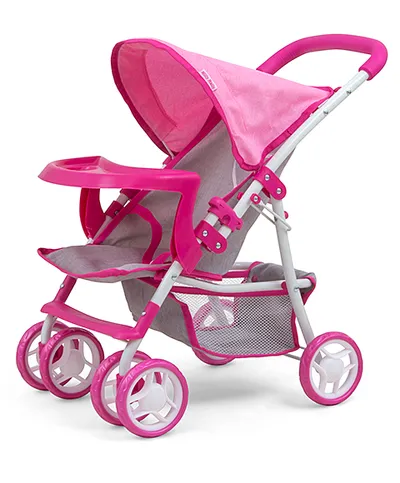 MILLY MALLY 2726 Wózek Dla Lalek Kate Prestige Pink
