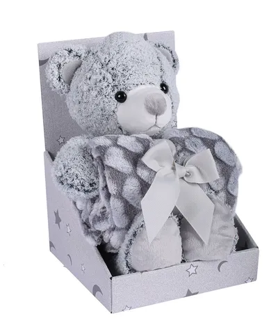 EASY CARE 562 Kocyk + Pluszak GREY BEAR