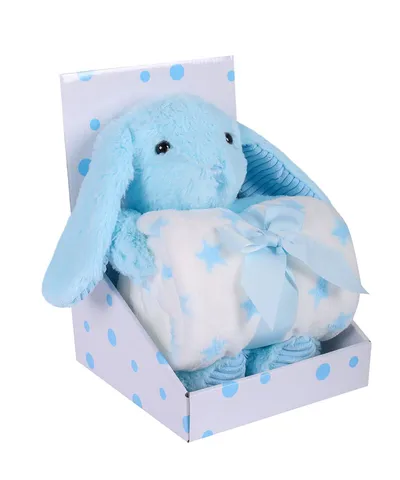 EASY CARE 562 Kocyk + Pluszak BLUE RABBIT