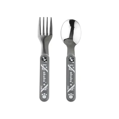 AKUKU A0100 Zestaw Sztućców Metalowych Grey