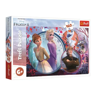 TREFL 15374 Puzzle 160 el. Kraina Lodu Siostrzana Przygoda 6