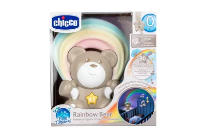 CHICCO 00010474100000 Toy Fd Rainbow Bear Pink