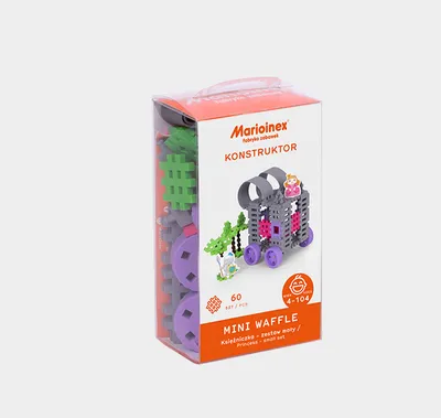 MARIOINEX 903759 Klocki Waffle Mini Księżniczka Mała (Blister)