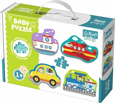 TREFL 36075 Puzzle Baby Classic Pojazdy Transportowe 1