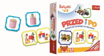 TREFL 02062 Gra Przed I Po Bobaski I Miś