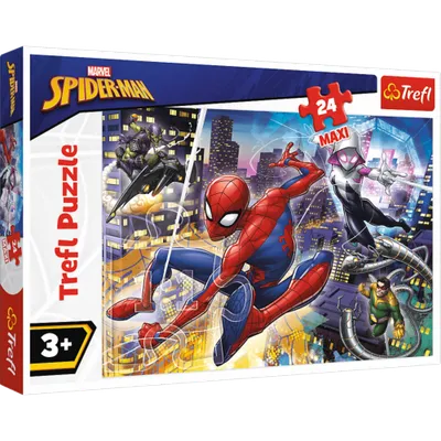 TREFL 14289 Puzzle 24 MAXI Nieustraszony Spider-Man*