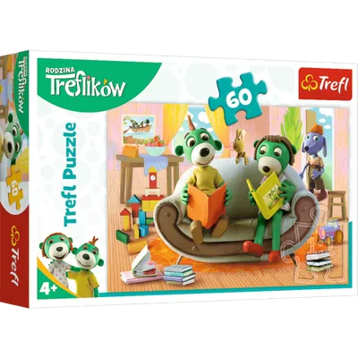 TREFL 17345 Puzzle 60 el. Wspólne Czytanie Książek