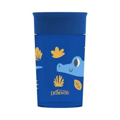 Dr.Browns TC01094 Kubek 360 Picie Jak Ze Szklanki 300 ml - Niebieski