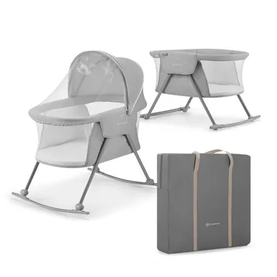 KINDERKRAFT Łóżeczko/Kołyska LOVI Grey