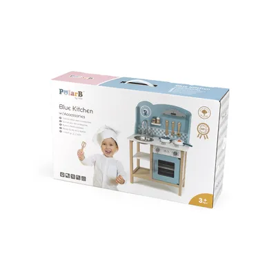 Viga 44047 PolarB Kuchnia Z Akcesoriami Silver-Blue