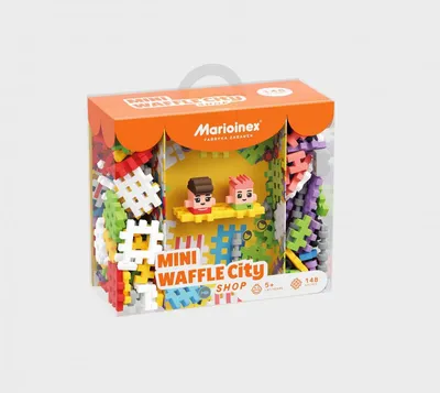 MARIOINEX 904169 Klocki Waffle Mini - Sklep 148 el