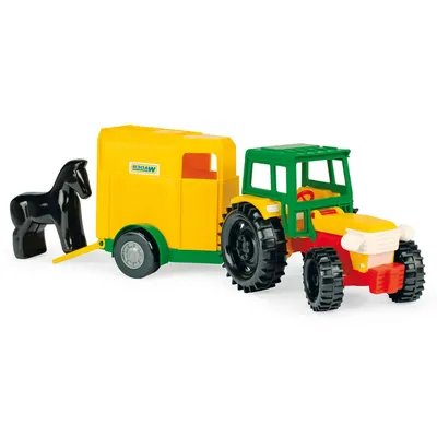 WADER 35003 Traktor Z Przyczepą Na Konia