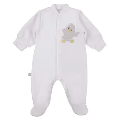 EWA 929990 NEWBORN Pajac Welur 56 - Biały