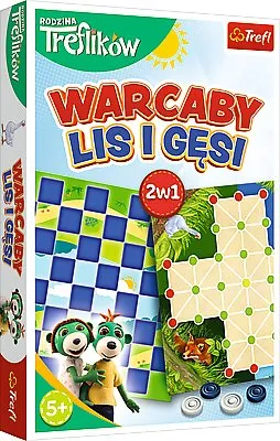 TREFL 02301 Gra Warcaby / Lis I Gęsi - Rodzina Treflików