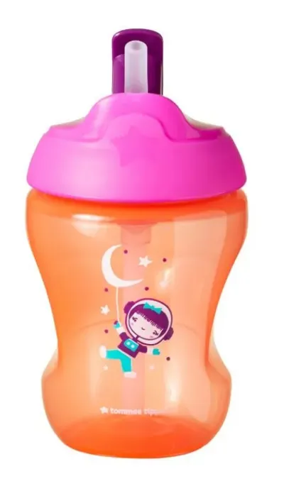 TT 447154 Kubek Niekapek Ze Słomką Girl 7M+ 230ml