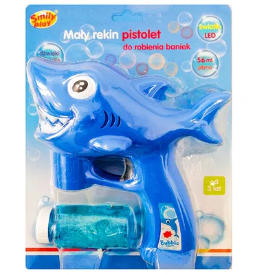 SMILY PLAY SP83779 Mały Rekin Pistolet Do Robienia Baniek