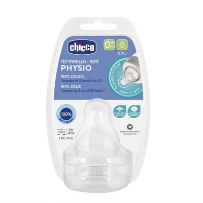 CHICCO 00020311000000 Smoczek PERFECT5 Przepływ Wolny 0M+ 2 szt