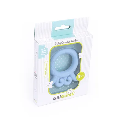 GILIGUMS GG 50174 Gryzak Ośmiornica Baby Jasnoniebieski