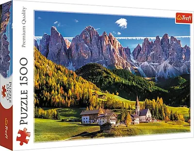 TREFL 26163 Puzzle 1500 Dolina Val Di Funes, Dolomity Włochy