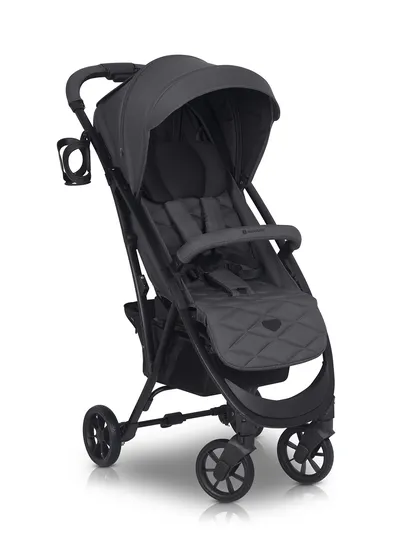 EURO-CART Wózek Dziecięcy VOLT BLACK EDITION IRON