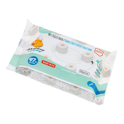 AKUKU A0030 Nawilżany Papier Toaletowy 50 szt