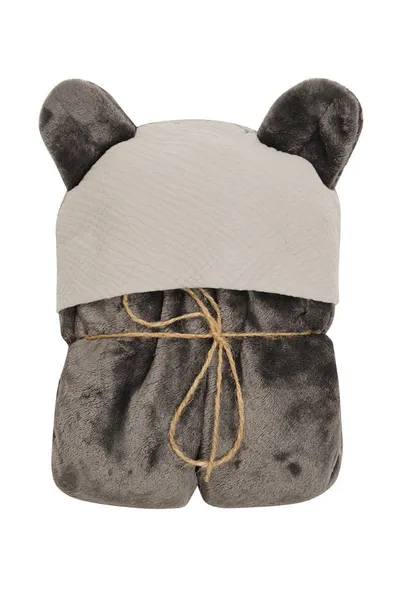 MATEX Kocyk KOALA MUSLIN Z Kapturkiem 95x95 cm [TB0444_03]