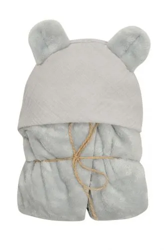 MATEX Kocyk KOALA MUSLIN Z Kapturkiem 95x95 cm [TB0444_04]