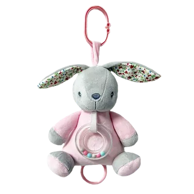 AXIOM 9194 Pozytywka Króliczek 18 cm - Różowy