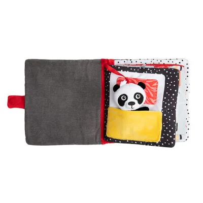 CANPOL 68/088 Sensoryczna Książeczka Manipulacyjna BabiesBoo Panda