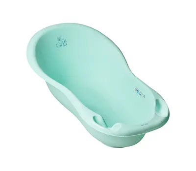 TEGA KR-005-105 Wanna Dziecięca 102 cm LUX KRÓLICZKI Z Odpływem J.zielony