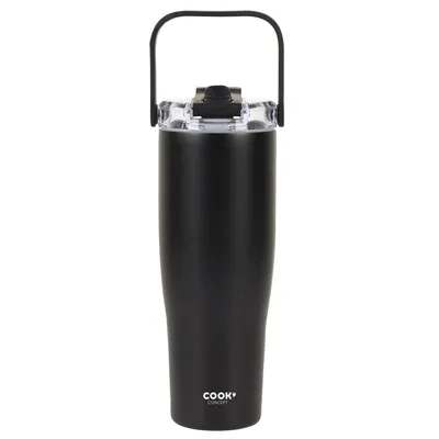 Kubek Termiczny MEBLIVA New York 900ml Metal - Czarny