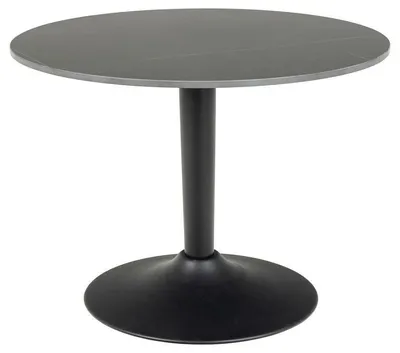 Stolik Kawowy MEBLIVA Malta Ceramiczny 90cm - Czarny