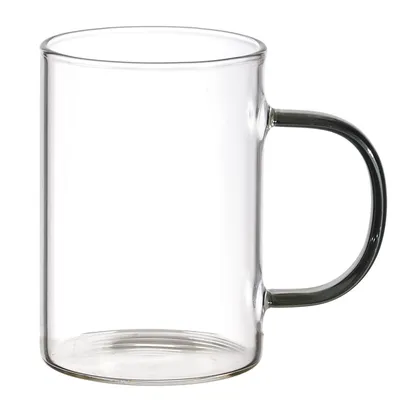 Szklanka MEBLIVA Coloured Szkło 300ml Minimalistyczna - Czarny