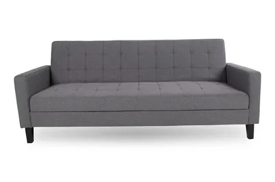 Sofa Rozkładana MEBLIVA Milton, Skandynawska, Funkcja Spania - Szara