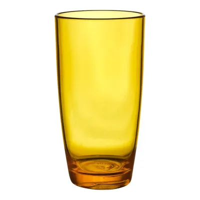 Szklanka Do Napoju MEBLIVA Sky Z Polistyrenu 490ml - Żółta
