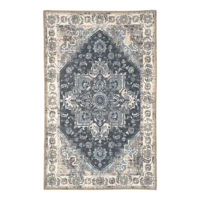 Wycieraczka MEBLIVA Havana Poliester 50x80cm - Niebieski