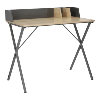 Biurko MEBLIVA Brico MDF 90x50 cm, Skandynawskie - Szary
