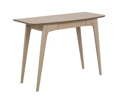 Biurko MEBLIVA Woodstock Drewniane Dąb Bielony 105 cm - Naturalny